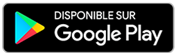 Application disponible dans le Google Play Store